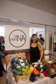 Nina Petrina hadde både workshop og stand på markedet